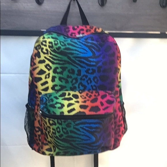 2/$25 Bright Animal Print Lightweight Backpack - Picture 5 of 8
